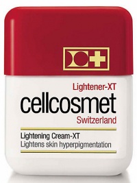 EXCLUSIVELY AT SAKS. Lightening Cream. Softens skin hyper-pigmentation with a biologically active lightening complex. For the treatment of liver spots and skin discolorations. Gently and gradually lightens natural complexion Visually attenuates pigmentary and age spots Maintains optimal moisture level of upper epidermis Dermatologically tested Non-irritantUse daily with Cellcosmet Elasto-Collagen Lightener-XT. Recommended to use with UVA/UVB protection. EXCLUSIVELY AT SAKS. Lightening Cream. Softens skin hyper-pigmentation with a biologically active lightening complex. For the treatment of liver spots and skin discolorations. Gently and gradually lightens natural complexion Visually attenuates pigmentary and age spots Maintains optimal moisture level of upper epidermis Dermatologically tested Non-irritantUse daily with Cellcosmet Elasto-Collagen Lightener-XT. Recommended to use with UVA/UVB protection.