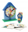 LEGO 9005008 Time Teacher Boy Kids' Minifigure Link Watch & Constructible Clock