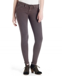 A smoky wash makes these super-comfy, five-pocket jeggings from Levi's the perfect pick for downtown, city-girl style! A smoky wash makes these super-comfy, five-pocket jeggings from Levi's the perfect pick for downtown, city-girl style!