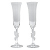 Gorham Amore Dove Toasting Flutes, Set of 2