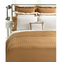 Lauren by Ralph Lauren Suite Glen Plaid Camel Tan King Sham Lauren by Ralph Lauren Suite Glen Plaid Camel Tan King Sham