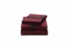 Natori Dynasty 300-Thread-Count Bamboo-Derived Rayon and Cotton Jacquard Queen Fitted Sheet