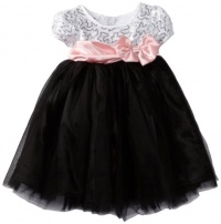 Blueberi Boulevard Baby-Girls Infant Special Occasion Silver Dress, Black, 12 Months Blueberi Boulevard Baby-Girls Infant Special Occasion Silver Dress, Black, 12 Months
