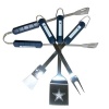 NFL Dallas Cowboys 4-Piece Barbecue Set