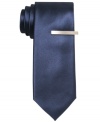 Lose a few inches and get hip to the new slim shape of this skinny tie from Alfani RED.
