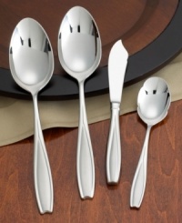Graceful, understated and effortlessly coordinated, Tulip Frost Stainless Flatware displays the rich heritage of distinguished craftsmanship that has been the hallmark of Gorham tableware since 1831. Includes a sugar spoon, butter knife and two serving spoons. Graceful, understated and effortlessly coordinated, Tulip Frost Stainless Flatware displays the rich heritage of distinguished craftsmanship that has been the hallmark of Gorham tableware since 1831. Includes a sugar spoon, butter knife and two serving spoons.
