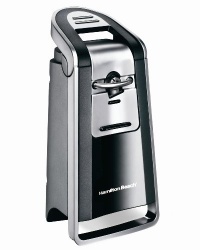 Hamilton Beach 76607 Smooth Touch Can Opener, Black and Chrome