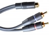 Monster ILJRY-1 F Single Female RCA to Dual Male RCA Y-Adapter