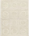 Area Rug 2x8 Runner Solid/Striped Ivory Color - Surya Naya Rug from RugPal