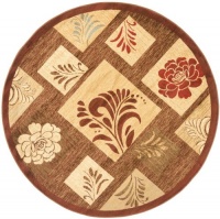 Area Rug 5x5 Round Traditional Brown - Multi Color Color - Safavieh Lyndhurst Rug from RugPal Area Rug 5x5 Round Traditional Brown - Multi Color Color - Safavieh Lyndhurst Rug from RugPal