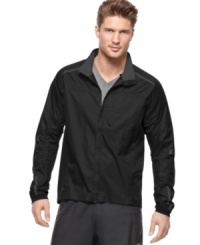This ultra-lightweight Nike jacket is designed specifically to help keep runners dry and comfortable. (Clearance) This ultra-lightweight Nike jacket is designed specifically to help keep runners dry and comfortable. (Clearance)