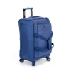 Delsey Luggage Helium X'pert Lite Ultra Light Carry On 4 Wheel Spinner Duffel, Blue, 20 Inch