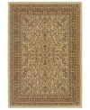 A lush ground of beautiful earthy tones creates a stunning composition in the Tamena area rug from Couristan. Woven of heat-set Courton™ polypropylene, a synthetic fiber that's meticulously crafted for durability.