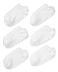 Soft cotton HUE sporty sock liners are perfect for the gym or casual off-duty around town style. Soft cotton HUE sporty sock liners are perfect for the gym or casual off-duty around town style.