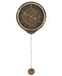 Instead of numerals, the clock face of Leonardo Chronograph is inscribed with centuries-old Latin text. Plus, the brass detailing and weathered finish make this replica a fascinating mechanical object, sure to become a great conversation piece. Instead of numerals, the clock face of Leonardo Chronograph is inscribed with centuries-old Latin text. Plus, the brass detailing and weathered finish make this replica a fascinating mechanical object, sure to become a great conversation piece.