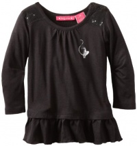 Baby Phat - Kids Baby-girls Infant Tunic With Ruffle Bottom, Black, 12 Baby Phat - Kids Baby-girls Infant Tunic With Ruffle Bottom, Black, 12