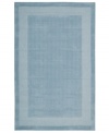 In cool, ocean blue, this calming rug turns any space into a serene setting. A distinctive center grid gives the rug a delightful texture while coordinating well with both traditional and modern interiors. Hand-tufted of wool for premium softness and durability.