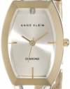 Anne Klein Women's 108031SVTT Diamond Accented Two-Tone Watch