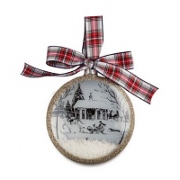 Juliska Country Estate Winter Stable Holiday Ornament Juliska Country Estate Winter Stable Holiday Ornament