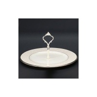 Noritake Silver Palace Handled Hostess Tray Noritake Silver Palace Handled Hostess Tray