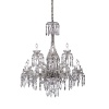 This stunning assortment of crystal chandeliers by Waterford feature three of the company's most treasured patterns-Ardmore, Lismore and Cranmore-accented by sparkling crystal droplets and strands to create a dramatic diffusion of light and color.