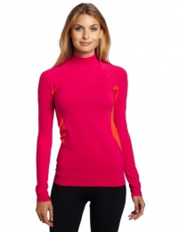 Columbia Women's Base Layer Midweight Mock Neck Long Sleeve Shirt, X-Large, Bright Rose Columbia Women's Base Layer Midweight Mock Neck Long Sleeve Shirt, X-Large, Bright Rose
