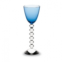 Baccarat Vega Rhine Wine Glass, Sapphire Baccarat Vega Rhine Wine Glass, Sapphire
