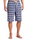 Bottoms Out Men's Plaid Woven Sleep Jam