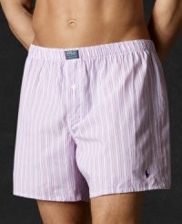 Classically styled, this boxer offers everyday comfort, made of the finest 100% rungspun cotton. Classically styled, this boxer offers everyday comfort, made of the finest 100% rungspun cotton.