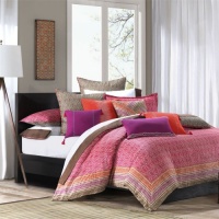 Echo Mayan Geo Duvet Cover - Multi - Full/Queen