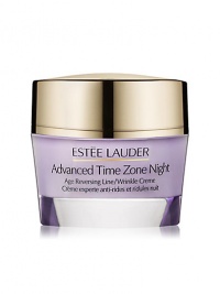 Help rewind the visible signs of aging at night. Look more beautiful every morning. This advanced night creme is proven to help reverse the look of aging. Delivers the intensive moisture your skin needs all night. Our revolutionary Tri-HA Cell Signaling Complex helps boost skin's natural production of line-plumping hyaluronic acid. A nighttime amino acid complex helps optimize skin's natural replenishment of wrinkle-smoothing collagen. Made in USA. 1.7 oz. 