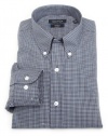 Nautica Men's Non Iron Mini Long Sleeve Shirt