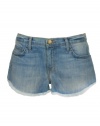 Current/Elliott womens the gam cut off denim shorts