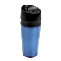 OXO Good Grips Plastic LiquiSeal Travel Mug, Textured Blue OXO Good Grips Plastic LiquiSeal Travel Mug, Textured Blue