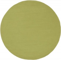 Area Rug 8x8 Round Solid/Striped Pea Green Color - Surya Artist Studio Rug from RugPal Area Rug 8x8 Round Solid/Striped Pea Green Color - Surya Artist Studio Rug from RugPal