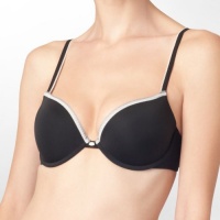 Calvin Klein Women's Naked Glamour Push Up Bra, Black, 36A Calvin Klein Women's Naked Glamour Push Up Bra, Black, 36A