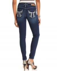 These petite skinny jeans from Seven7 feature a faded dark wash and flattering fit, making it perfect for your weekend wardrobe! These petite skinny jeans from Seven7 feature a faded dark wash and flattering fit, making it perfect for your weekend wardrobe!