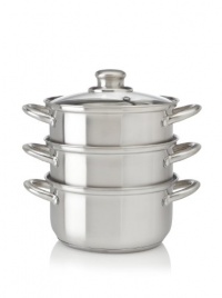 Fagor Stainless-Steel 2-Quart Double Boiler with Steamer Insert Fagor Stainless-Steel 2-Quart Double Boiler with Steamer Insert