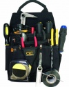 Custom Leathercraft 5505 Professional Electrician's Tool Pouch, Ballistic Poly, 12-Pocket