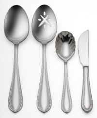 Host sparkling soirees with Waterford fine tableware. Acclaimed the world over for excellence in quality and design since 1783, Waterford promises to keep every flatware pattern in production for at least 5 years. The Powerscourt pattern is tailored and traditional, crafted of 18/10 stainless steel. Host sparkling soirees with Waterford fine tableware. Acclaimed the world over for excellence in quality and design since 1783, Waterford promises to keep every flatware pattern in production for at least 5 years. The Powerscourt pattern is tailored and traditional, crafted of 18/10 stainless steel.