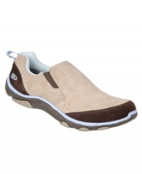 When in doubt about which running sneaker to choose, we suggest selecting the super-comfortable Wren from Dr. Scholl's. Made in lightweight suede and neoprene, it includes gore inserts on the side for easy, slip-on entry plus a flexible sole. When in doubt about which running sneaker to choose, we suggest selecting the super-comfortable Wren from Dr. Scholl's. Made in lightweight suede and neoprene, it includes gore inserts on the side for easy, slip-on entry plus a flexible sole.