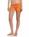 Paul Frank Women's Julius Print Short with Logo Elastic