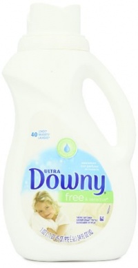 Downy Ultra Fabric Softener Free and Sensitive Liquid, 40-Load (34 fl. oz.) Bottle (Pack of 6) Downy Ultra Fabric Softener Free and Sensitive Liquid, 40-Load (34 fl. oz.) Bottle (Pack of 6)