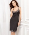 Create a smooth base for any dress with this stunning, anti-cling full slip by Jones New York. Style #620538