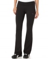 High-performance quality meets simplistic style in these Puma pants. A flared leg flatters, while a stretchy, breathable fabric blend offers comfort no matter where your workout takes you. (Clearance)