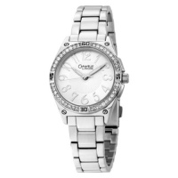 Caravelle by Bulova Women's 43L113 Swarovski Crystal Accented Bracelet Watch Caravelle by Bulova Women's 43L113 Swarovski Crystal Accented Bracelet Watch