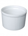 Bia Cordon Bleu White Porcelain 10-Ounce Tall Individual Souffle, Set of 4