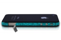 iPhone 4S Sparkling Glitter Vinyl Antenna Wrap for AT&T , Sprint, and Verizon - Sparkling Turquoise iPhone 4S Sparkling Glitter Vinyl Antenna Wrap for AT&T , Sprint, and Verizon - Sparkling Turquoise