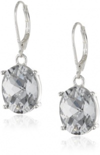 Anne Klein Be Jeweled Silver-Tone Crystal Lever Back Drop Earrings Anne Klein Be Jeweled Silver-Tone Crystal Lever Back Drop Earrings
