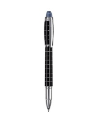 Diamond-cut lines across the easy-to-grip rubber-like surface add a futuristic touch to this exceptional pen, featuring signature Montblanc details like the embossed brand name and a platinum-plated clip. Diamond-cut lines across the easy-to-grip rubber-like surface add a futuristic touch to this exceptional pen, featuring signature Montblanc details like the embossed brand name and a platinum-plated clip.